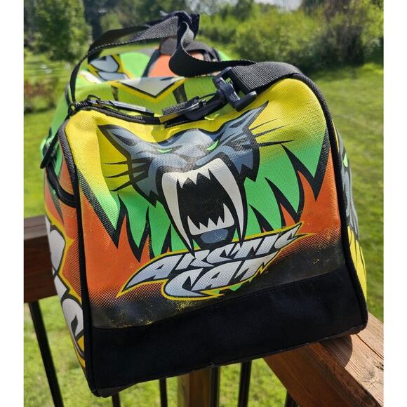 Arctic Cat Team Arctic Duffle Bag Racing Large Traveling Snowmobile - Picture 4 of 11